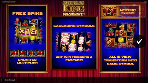 shining king megaways play for money  This slot game has a creditable RTP of 96